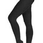 Rumpf Black Female Full Footed Economy Tights