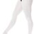 White Rumpf Ballet Tights with Heel Hole Convertible