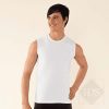 Skinnifit Sleeveless T-Shirt - White